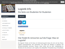 Tablet Screenshot of logistik-info.net